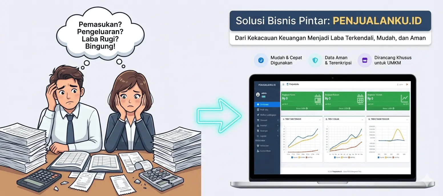 Dashboard Penjualanku.id - Ringkasan Penjualan
